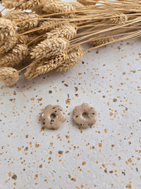 Pampilles fleurs artisanales en argile polymère – différents modèles