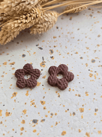Pampilles Flora – Fleur en argile colorée pour créoles