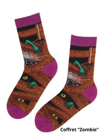 Coffret 3 paires de chaussettes Halloween femme – Taille unique 36-40
