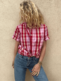 Chemise à carreaux rouges – Love By MD
