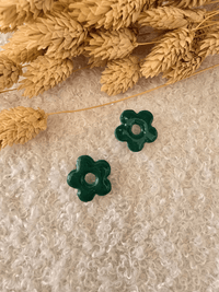 Pampilles Flora – Fleur en argile colorée pour créoles