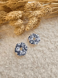 Pampilles fleurs artisanales en argile polymère – différents modèles
