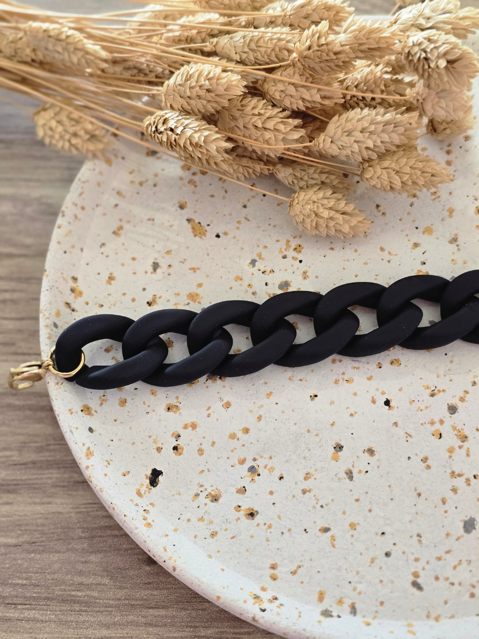 Bracelet chaîne en résine – plusieurs coloris