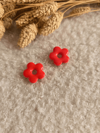 Pampilles Flora – Fleur en argile colorée pour créoles