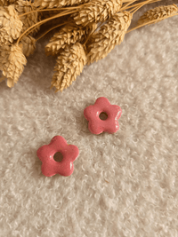 Pampilles Flora – Fleur en argile colorée pour créoles