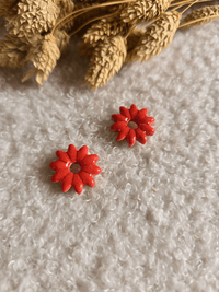 Pampilles en argile artisanale Iris – Forme soleil