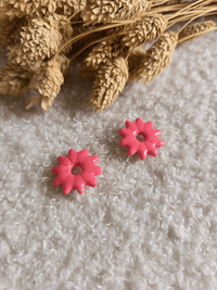 Pampilles en argile artisanale Iris – Forme soleil