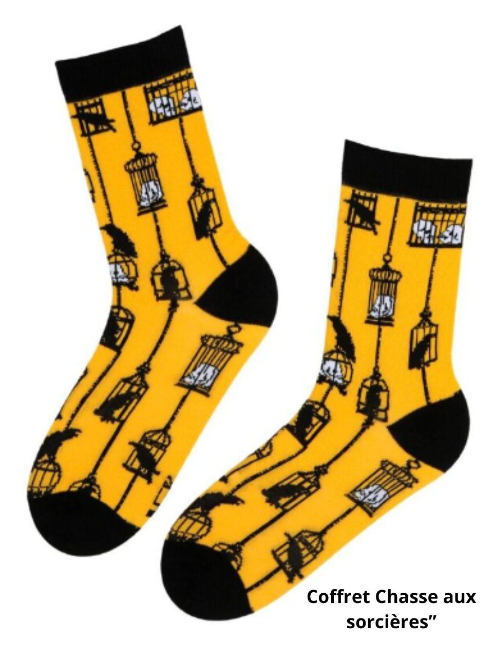 Coffret 3 paires de chaussettes Halloween femme – Taille unique 36-40