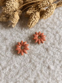 Pampilles en argile artisanale Iris – Forme soleil