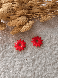 Pampilles en argile artisanale Iris – Forme soleil