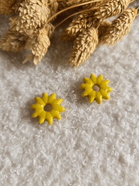 Pampilles en argile artisanale Iris – Forme soleil