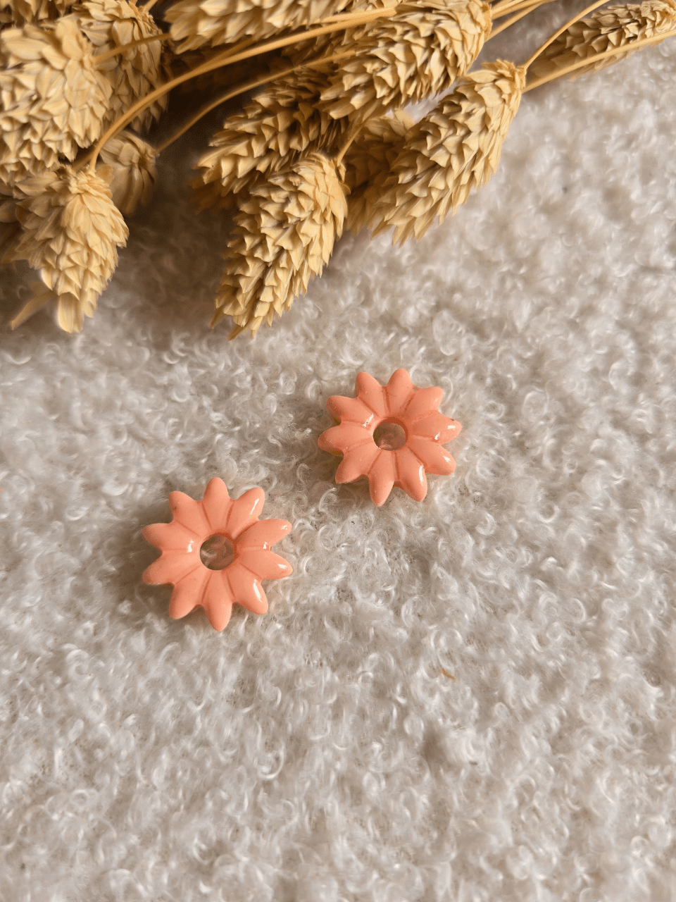 Pampilles en argile artisanale Iris – Forme soleil