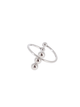 Bague minimaliste 3 boules