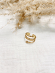Bague 4 rangs à boules