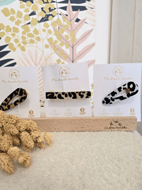 Barrettes glitter léopard– Les petites hirondelles