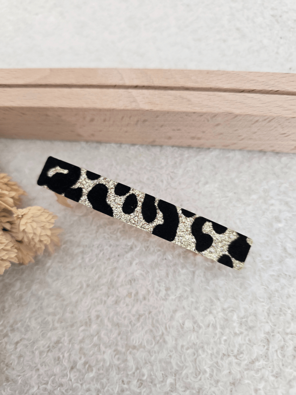 Barrettes glitter léopard– Les petites hirondelles