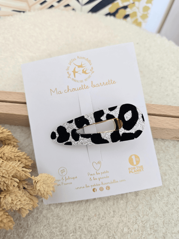 Barrettes glitter léopard– Les petites hirondelles