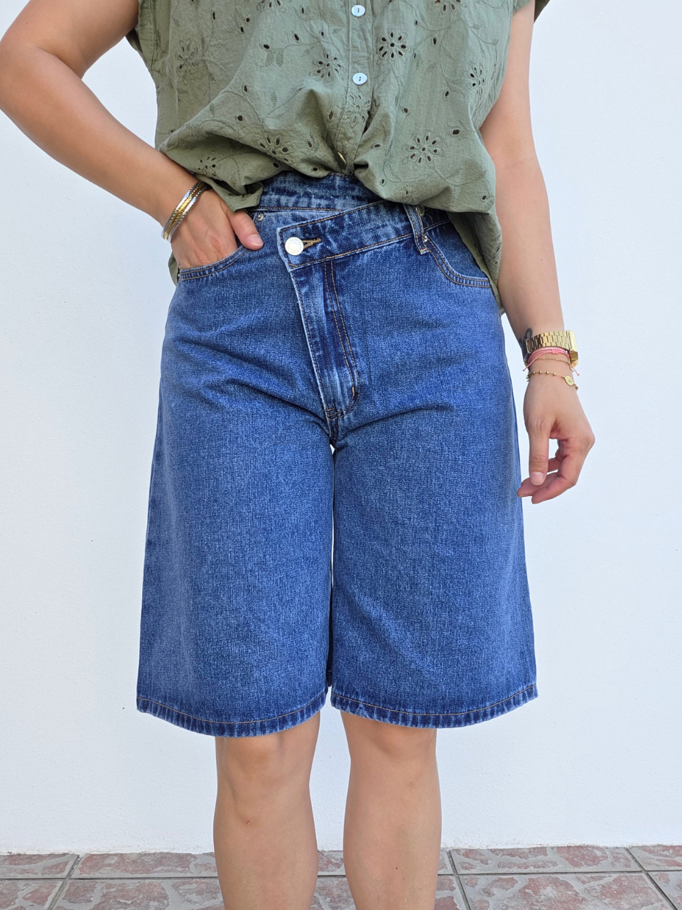 Bermuda en jean 