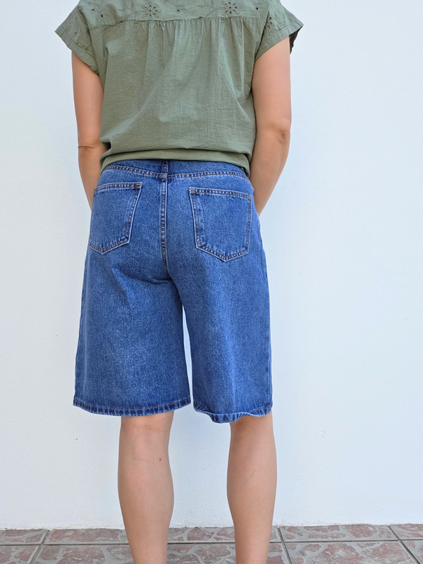 Bermuda en jean