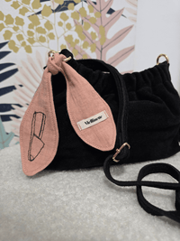 Bijou de sac en tissu brodé – Modèle espadrille – Mellinette