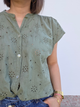 Blouse kaki femme