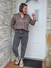 Look automne léopard femme