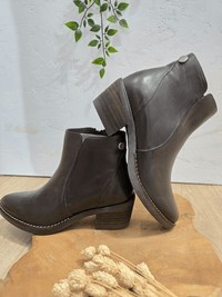 Bottines en cuir marron – Les Pympren’elles