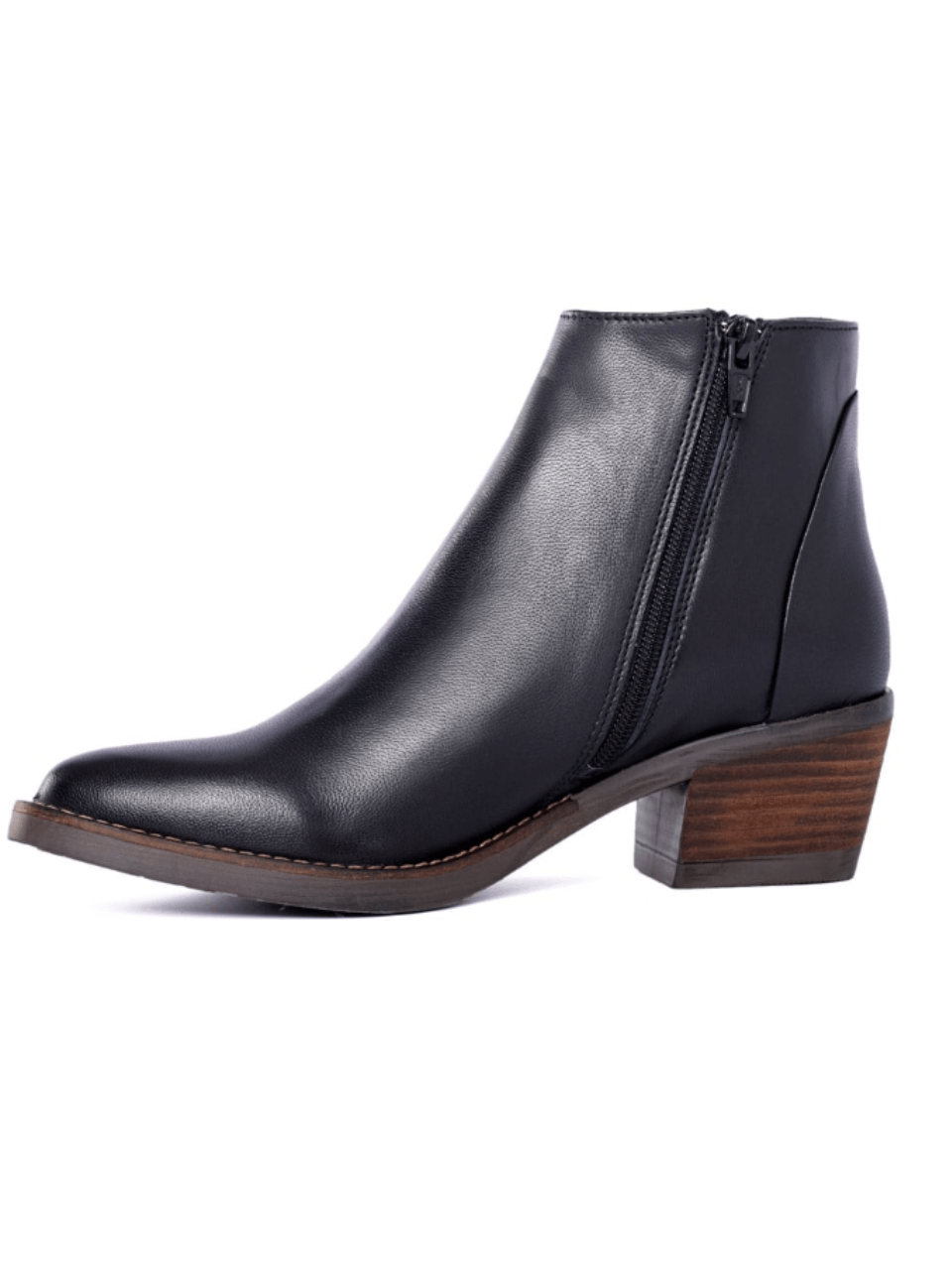 Bottines en cuir noir – Les Pympren’elles