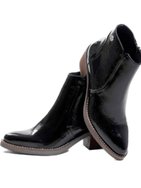 Bottines en cuir vernis - Les Pympren'elles