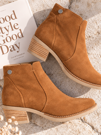 Bottines femme nubuck cognac – Les Pympren'elles