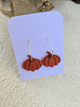 Boucles d’oreilles créoles citrouille – Petit Trésor