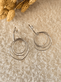 Boucles d'oreilles 3 cercles
