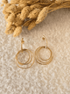 Boucles d'oreilles 3 cercles