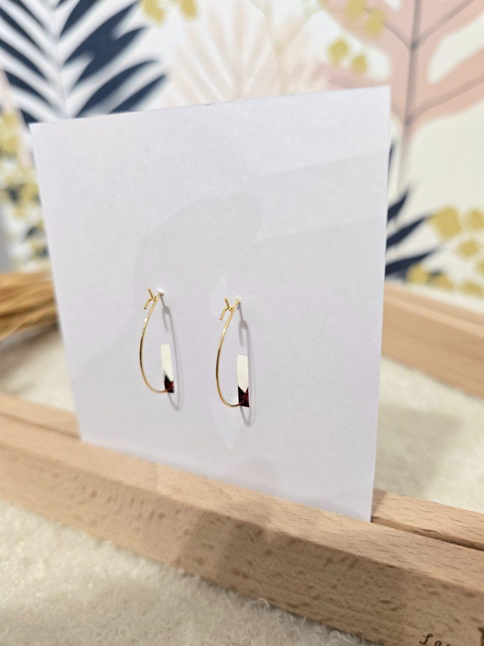 Boucles d’oreilles créoles - Les Petites Hirondelles