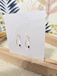 Boucles d’oreilles créoles - Les Petites Hirondelles