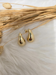 Boucles d'oreilles goutte acier inoxydable – Doré ou Argenté