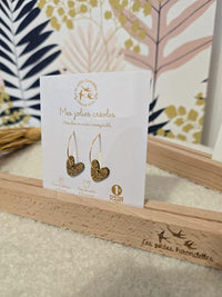 Boucles d’oreilles créoles - Les Petites Hirondelles