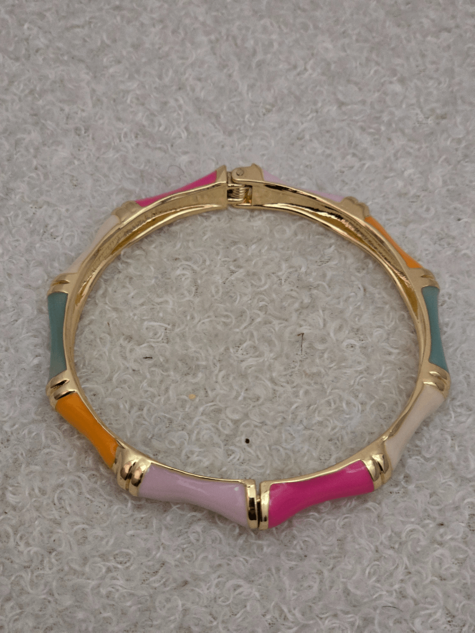 Bracelet coloré en acier inoxydable – Fermoir magnétique