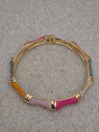 Bracelet coloré en acier inoxydable – Fermoir magnétique