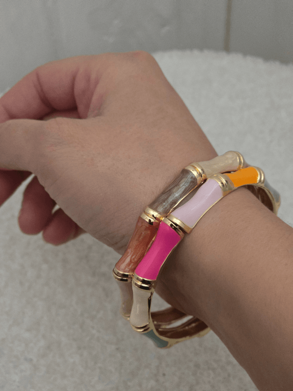 Bracelet coloré en acier inoxydable – Fermoir magnétique