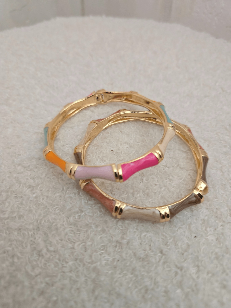 Bracelet coloré en acier inoxydable – Fermoir magnétique