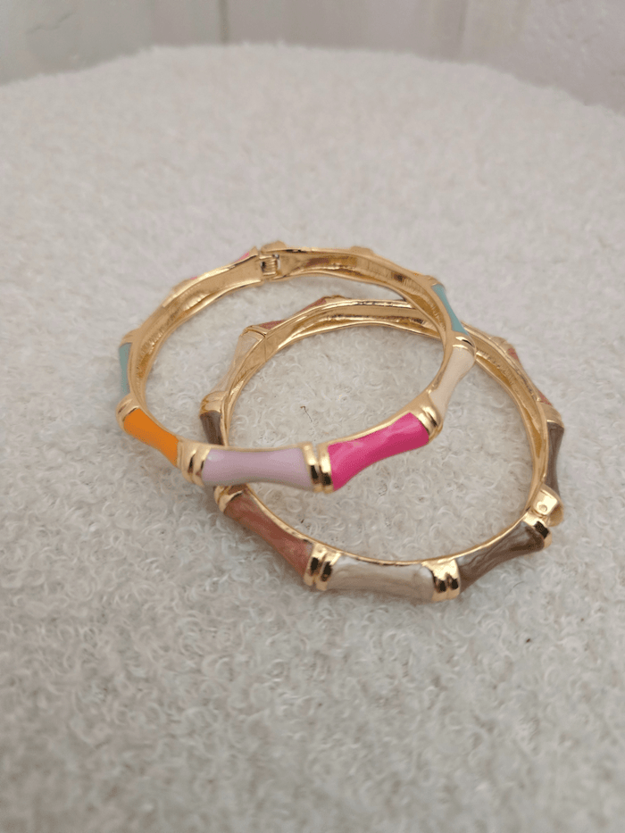 Bracelet coloré en acier inoxydable – Fermoir magnétique
