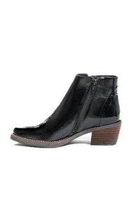 Bottines en cuir vernis - Les Pympren'elles