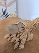 Ceinture en daim boucle dorée