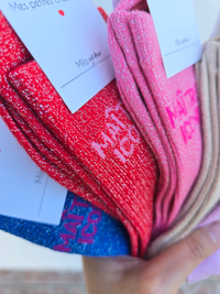 Chaussettes paillettes « Maîtresse iconique » – cadeau original maîtresse