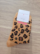 Chaussettes léopard pailletées « Amour »