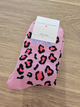 Chaussettes léopard pailletées « Amour »