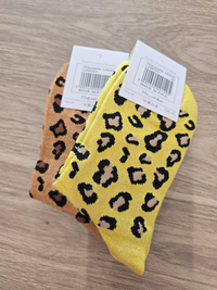 Chaussette message paillette 
