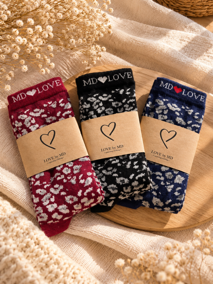 Chaussettes léopard - Love By MD