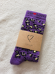Chaussettes hautes léopard colorées Love by MD